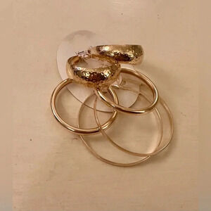 NWT 3 Sets of hoop earrings
